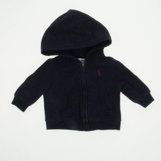 Ralph Lauren Boys Blue Hoodie Size: 3 Months Blue