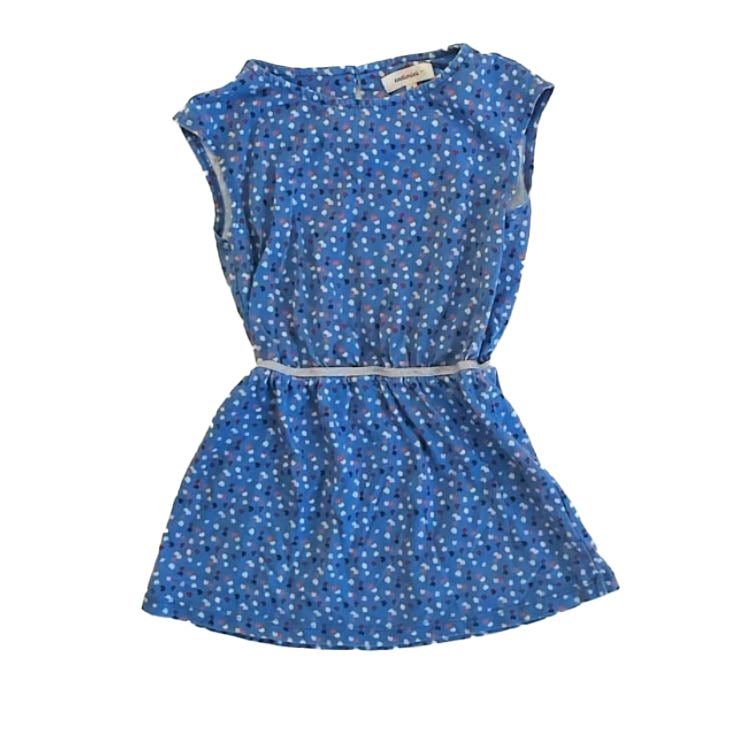 Catimini Girls Blue Dress Size: 4T Blue