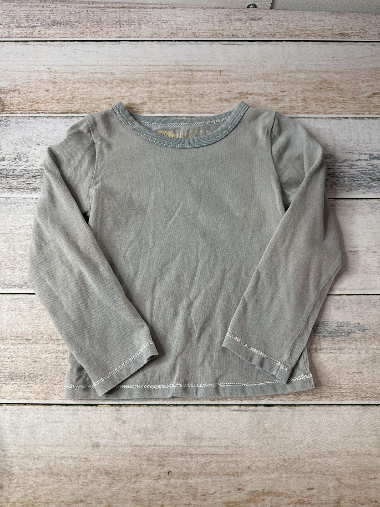 Kidential Unisex Blue Long Sleeve Shirt Size: 4-5 Years Blue