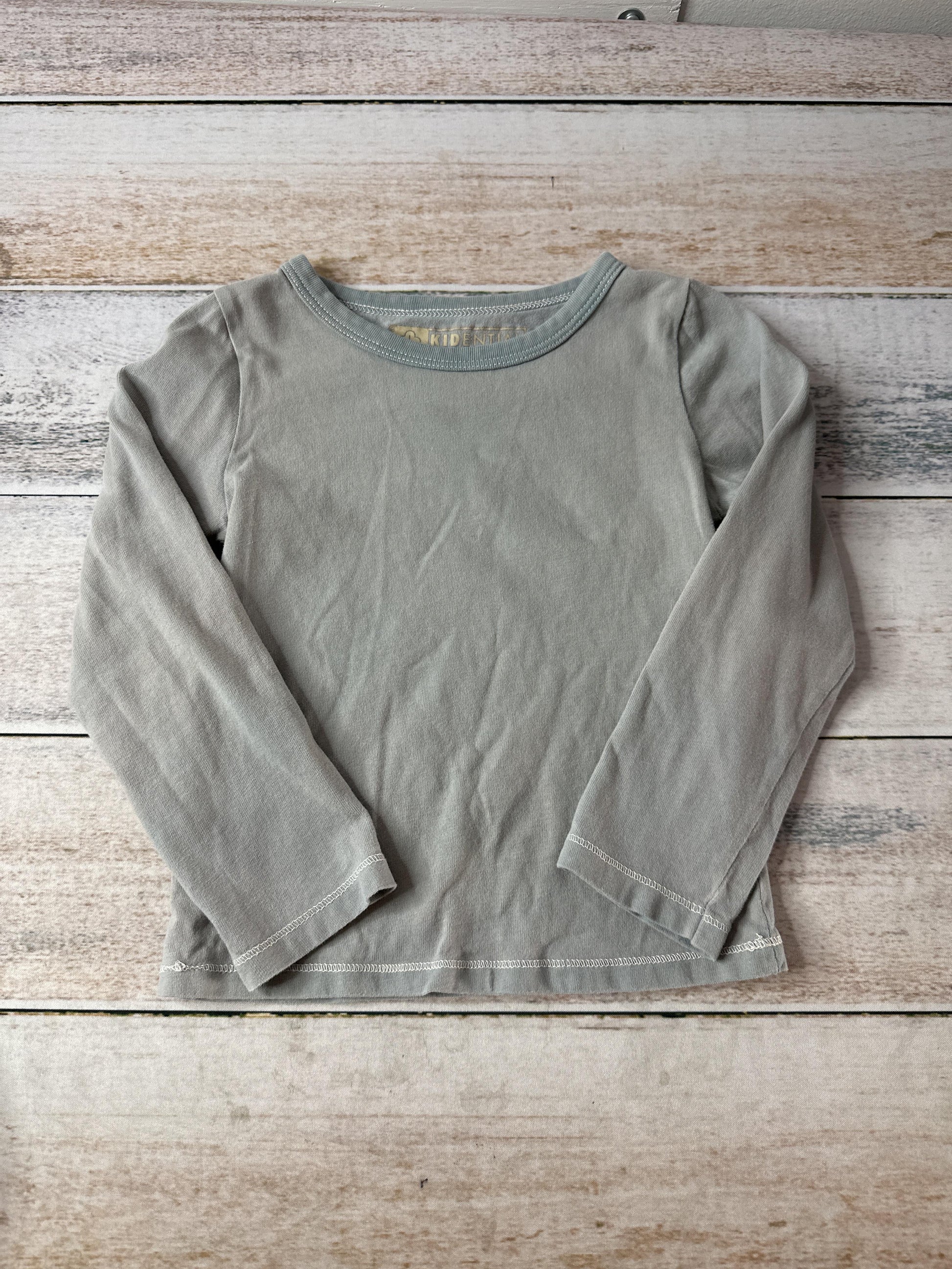 Kidential Unisex Blue Long Sleeve Shirt Size: 4-5 Years Blue