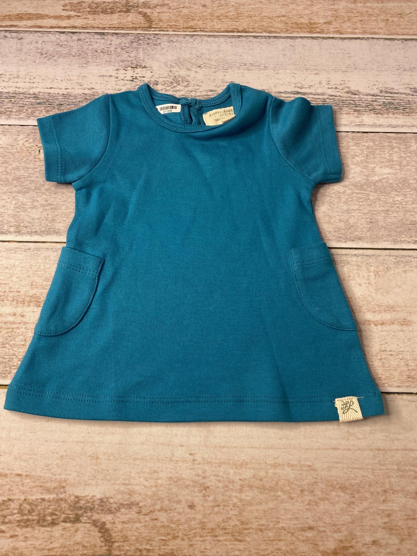 Little Lentil Girls Blue Dress Size: 3-6 months Blue