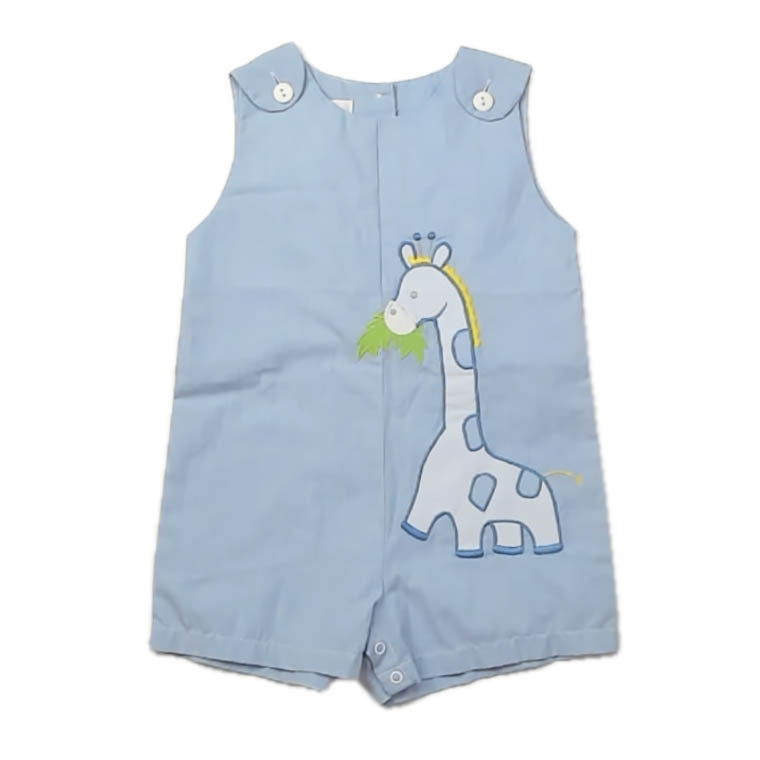 Petit Ami Boys Blue Romper Size: 6 Months Blue
