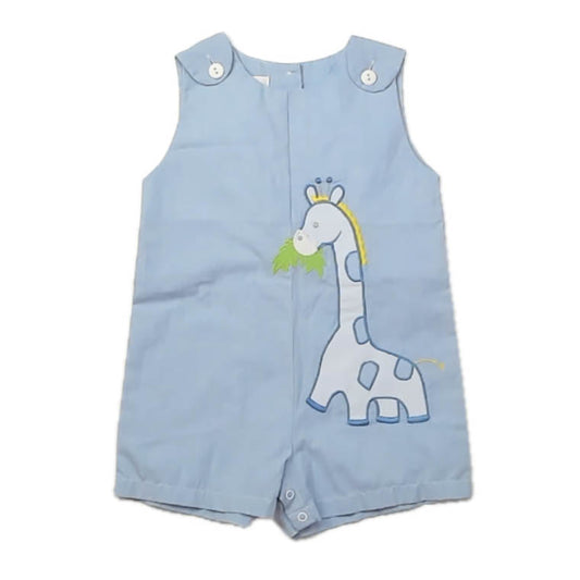 Petit Ami Boys Blue Romper Size: 6 Months Blue
