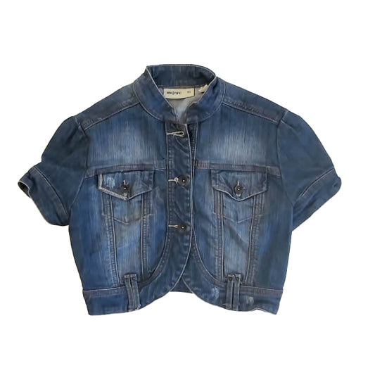 MNG Jeans Girls Blue Jacket Size: Adult XS Blue
