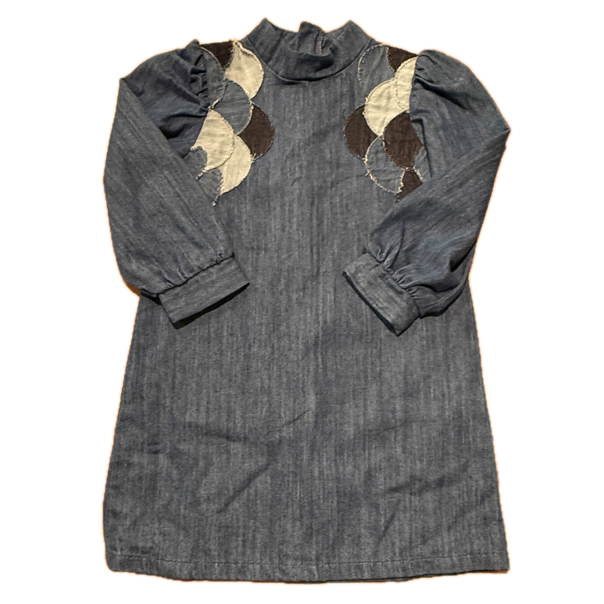 Chloe Girls Blue Dress Size: 4T Blue