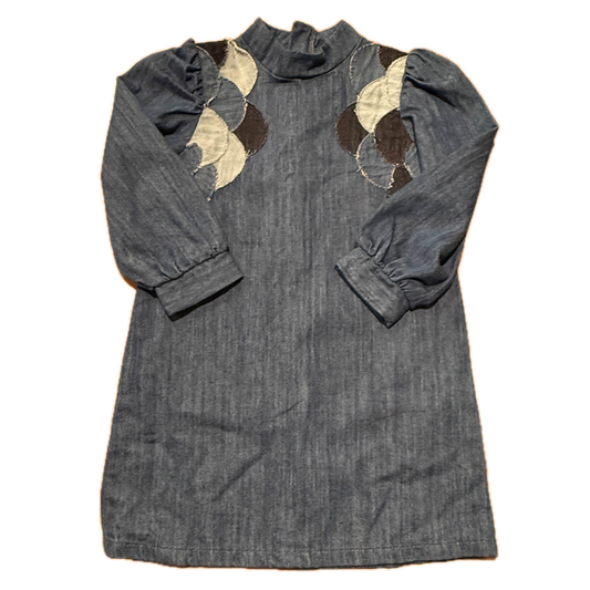 Chloe Girls Blue Dress Size: 4T Blue