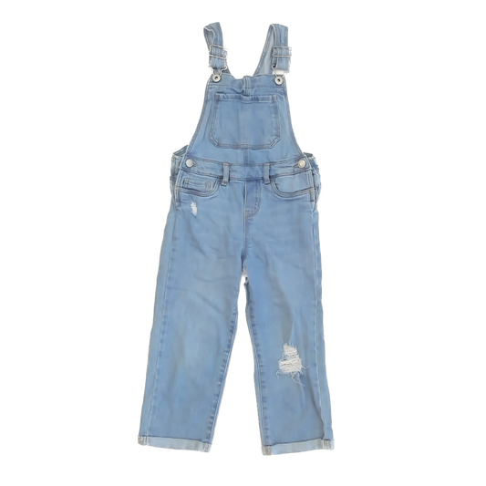 Osh Kosh Girls Blue Overall Shorts Size: 5T Blue
