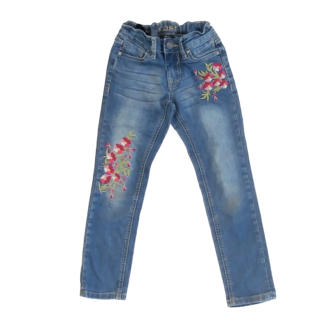 Vigoss Girls Blue Jeans Size: 7 Years Blue