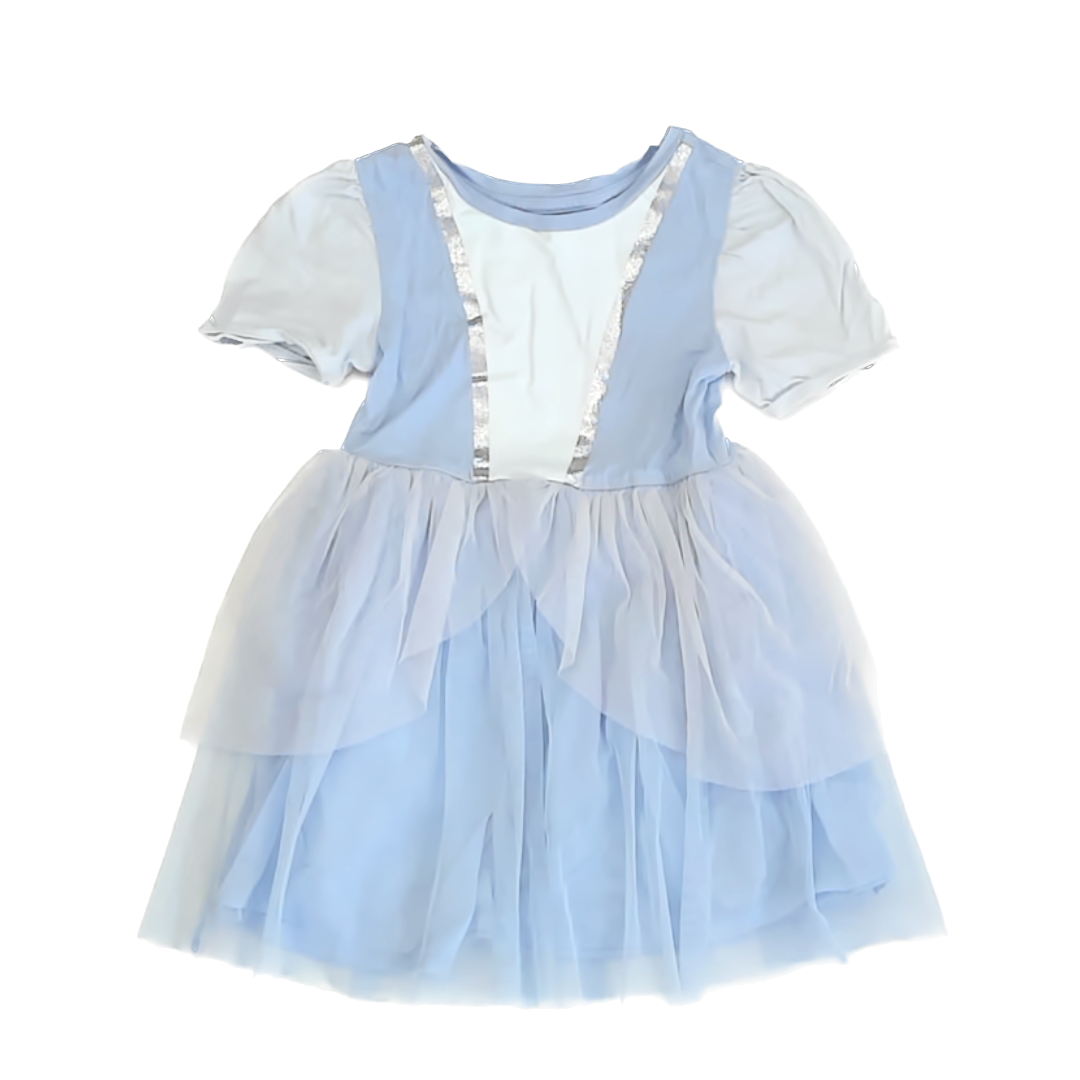 Gap x Disney Girls Blue Dress Size: 4T Blue