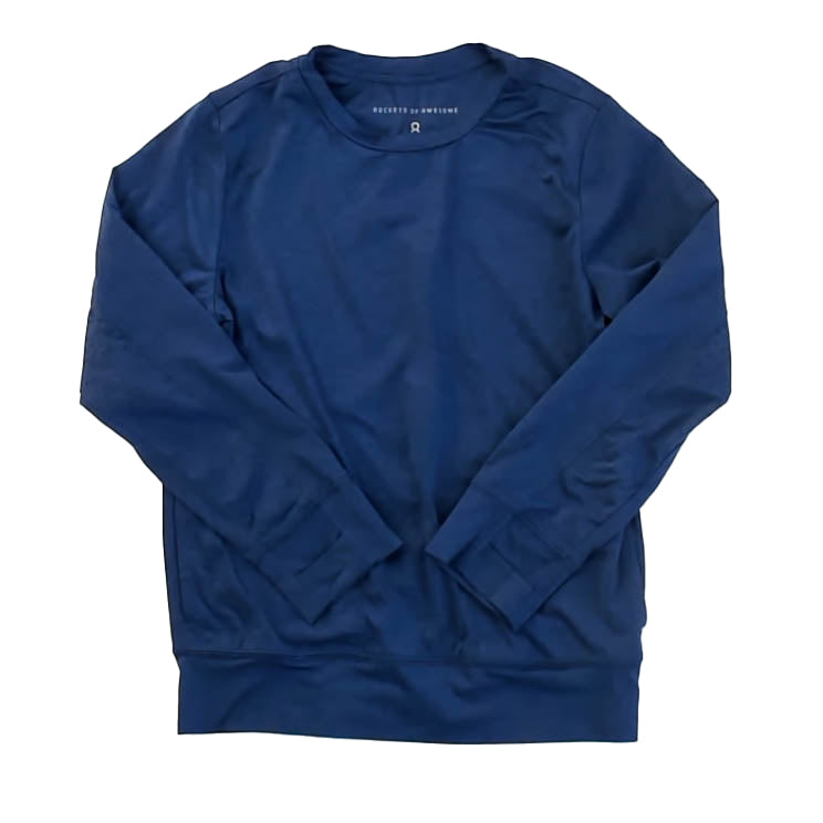 Rockets Of Awesome Boys Blue Sweatshirt Size: 8 Years Blue