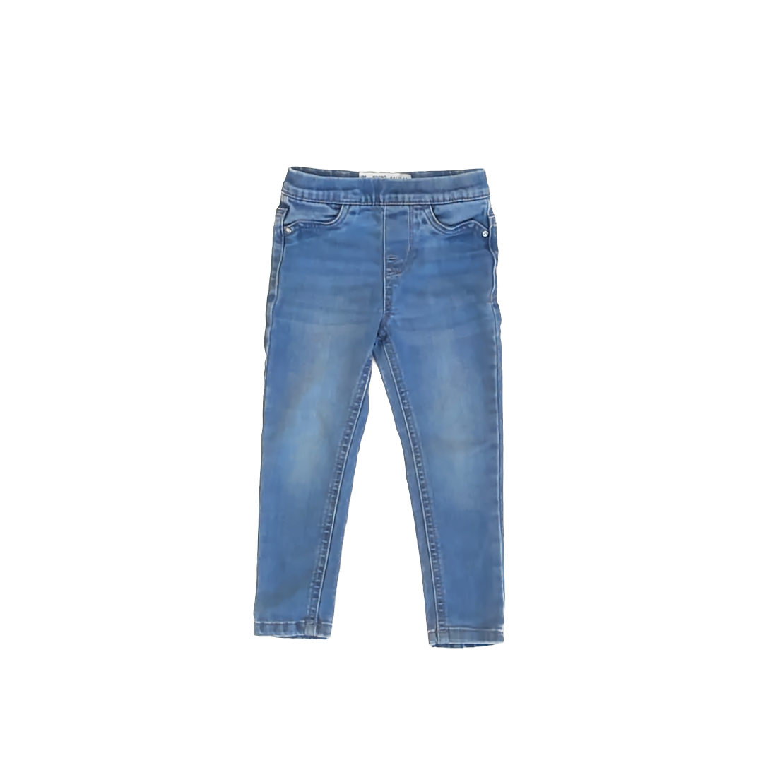 Denim Co Girls Blue Jeggings Size: 3T Blue
