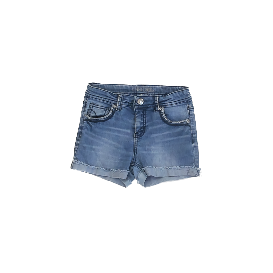 Cherokee Girls Blue Jean Shorts Size: 14 Years * Blue