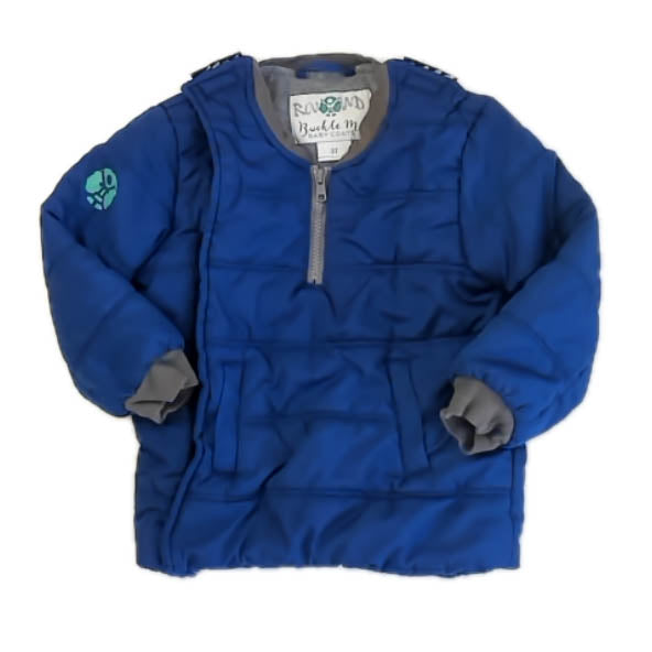 Buckle Me Boys Blue Toasty Jacket Size: 3T Blue Toasty