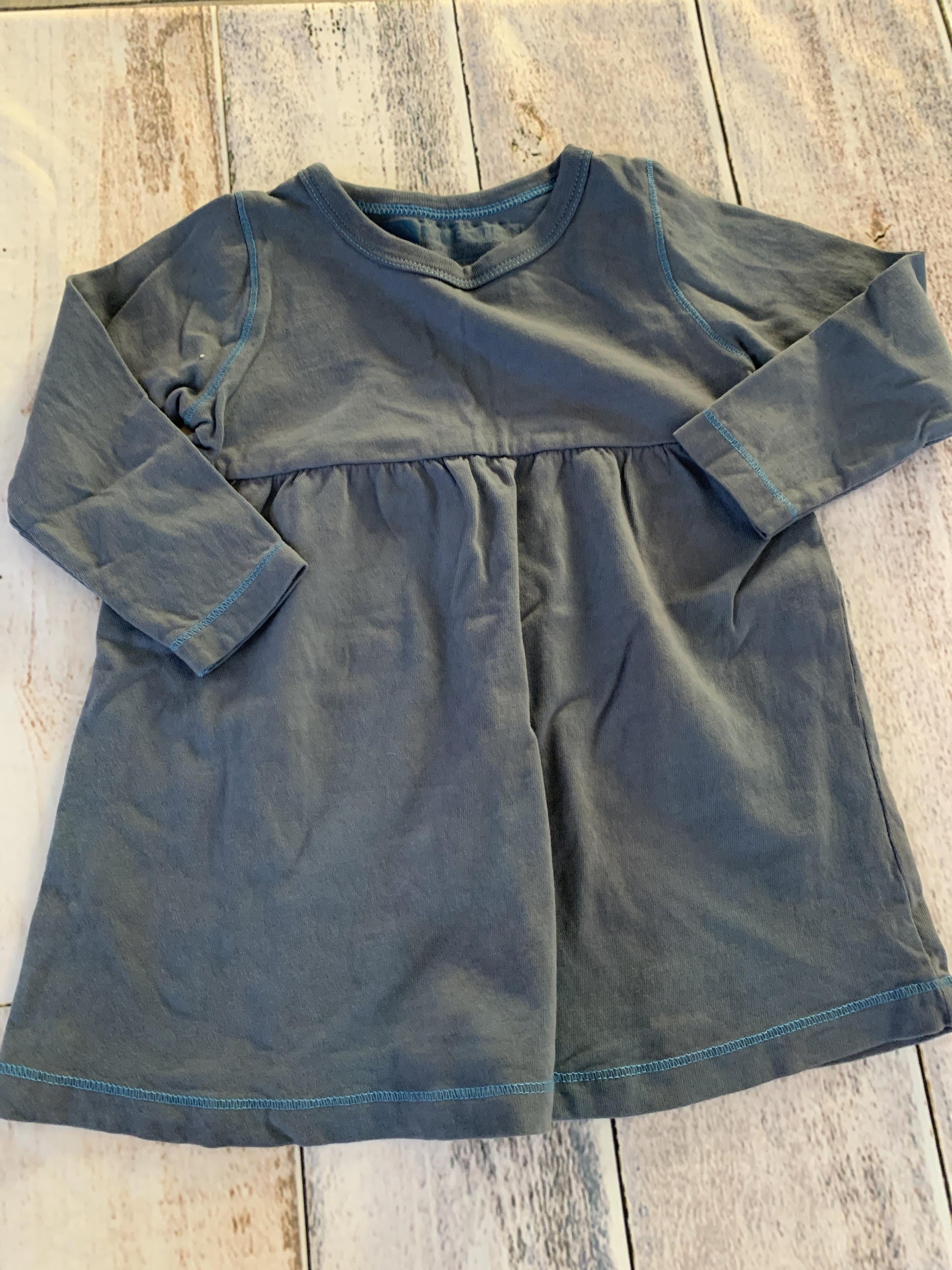 Kidential Girls Blue Dress Size: 2T Blue