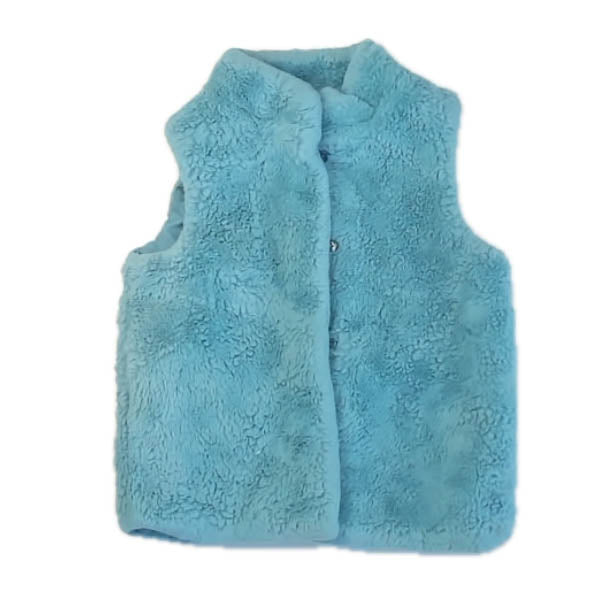 Epic Threads Girls Blue Vest Size: 10-12 Years Blue