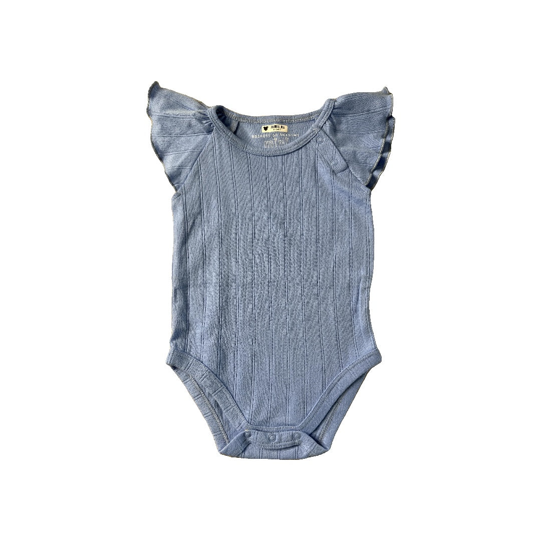 Rockets of Awesome Girls Blue Onesie Size: 12-18 months Blue