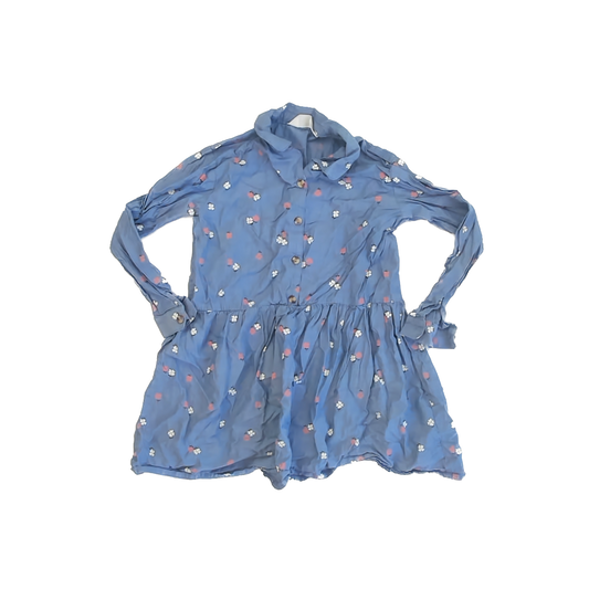 H&M Girls Blue Dress Size: 8 Years Blue