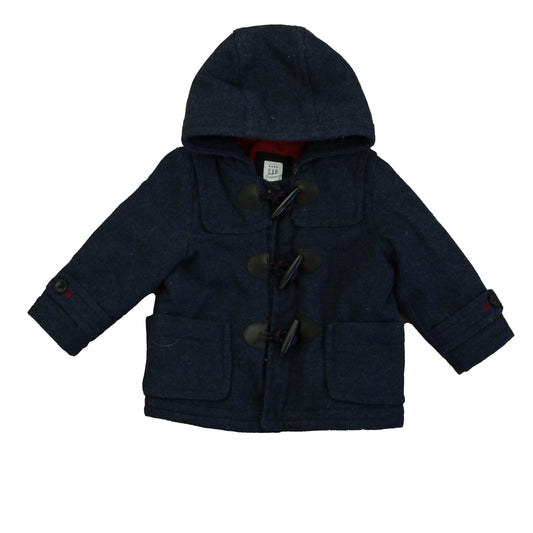Gap Boys Blue Jacket Size: 12-18 Months Blue