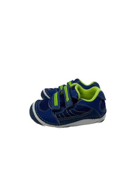 Stride Rite Boys Blue Sneakers Size: Infant 3.5W Blue