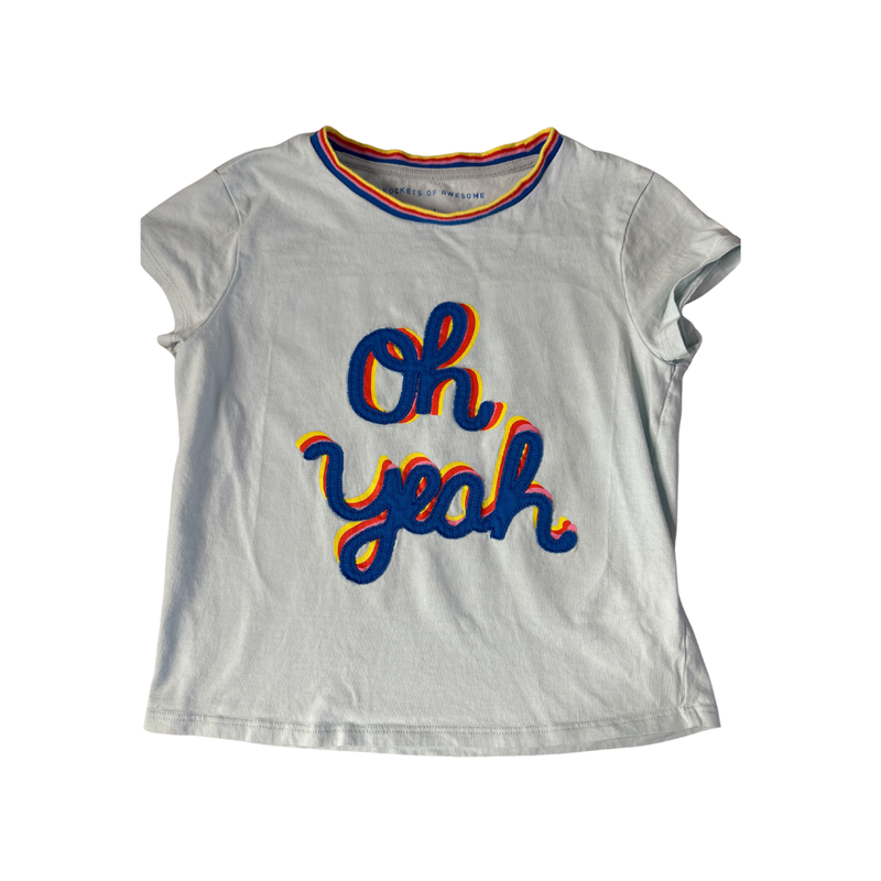 Rockets of Awesome Girls blue T-Shirt Size: 5T blue