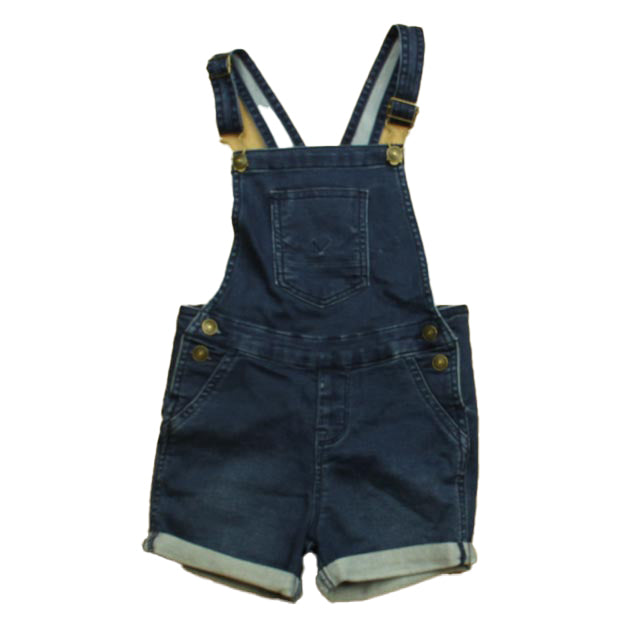 Hudson Girls Blue Overall Shorts Size: 4T