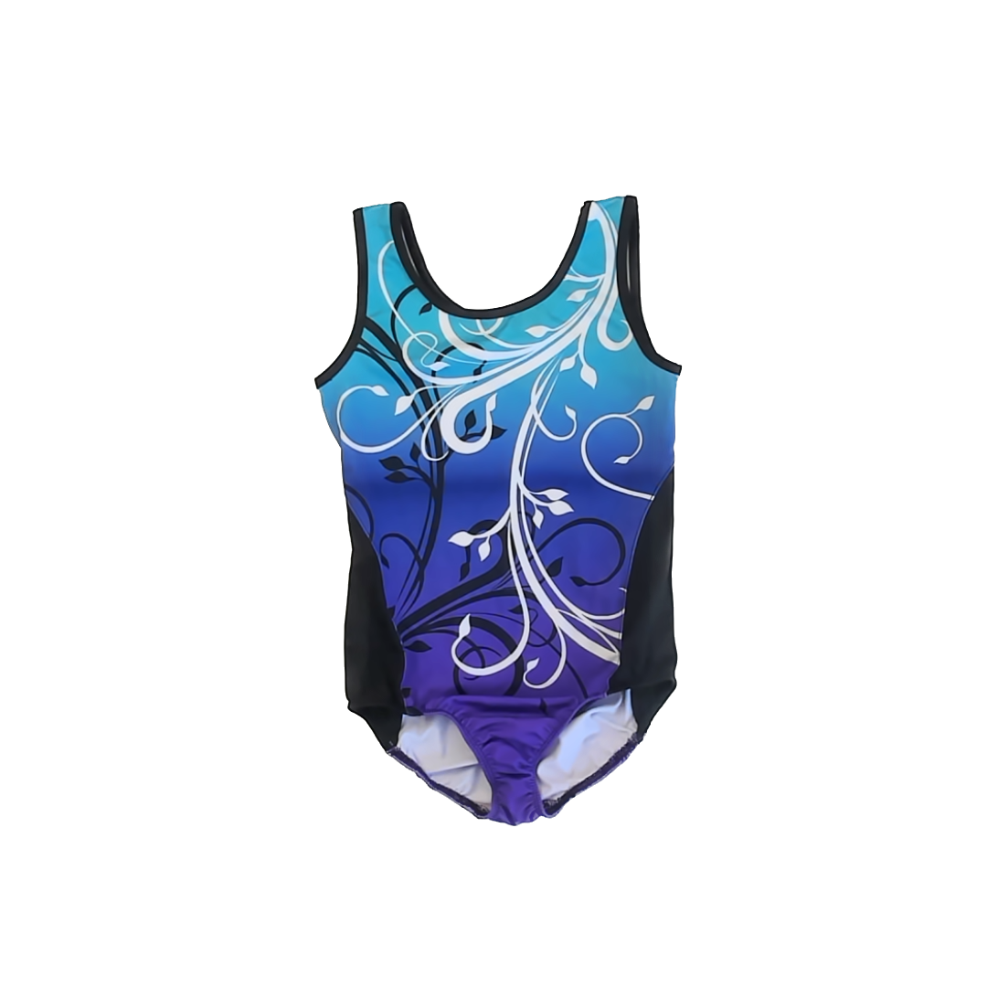 Danskin Girls Blue Leotard Size: 7-8 Years Blue
