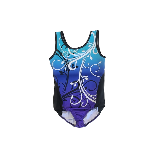 Danskin Girls Blue Leotard Size: 7-8 Years Blue