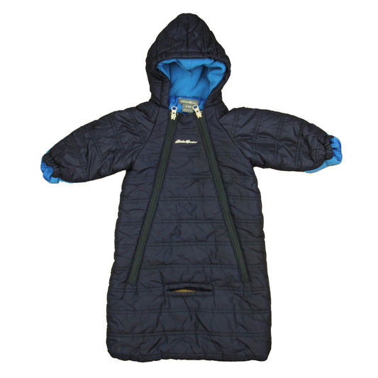 Eddie Bauer Boys Blue Bunting Size: 3-6 Months Blue