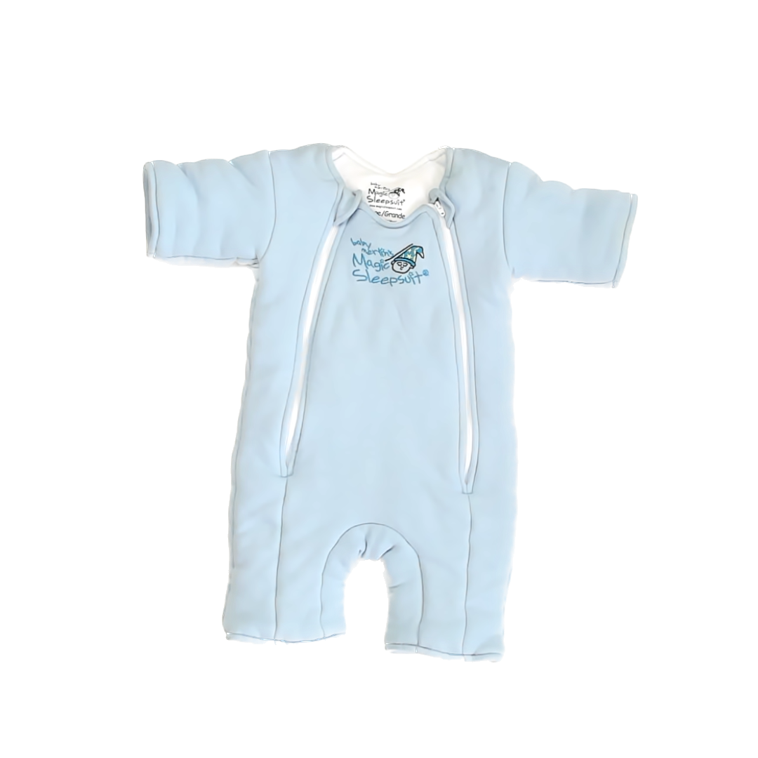 Baby Merlin's Magic Sleepsuit Boys Blue Sleepsack Size: 3-6 Months Blue