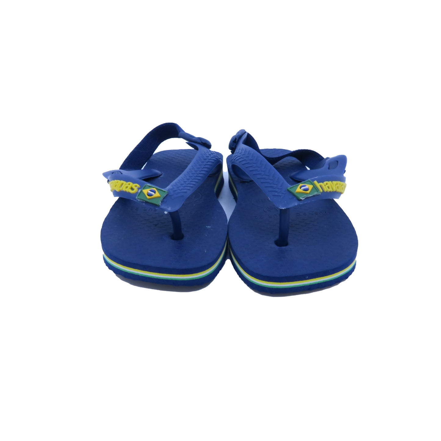 Havaianas Boys Blue Flip Flops Size: 4-4.5 Infant Blue