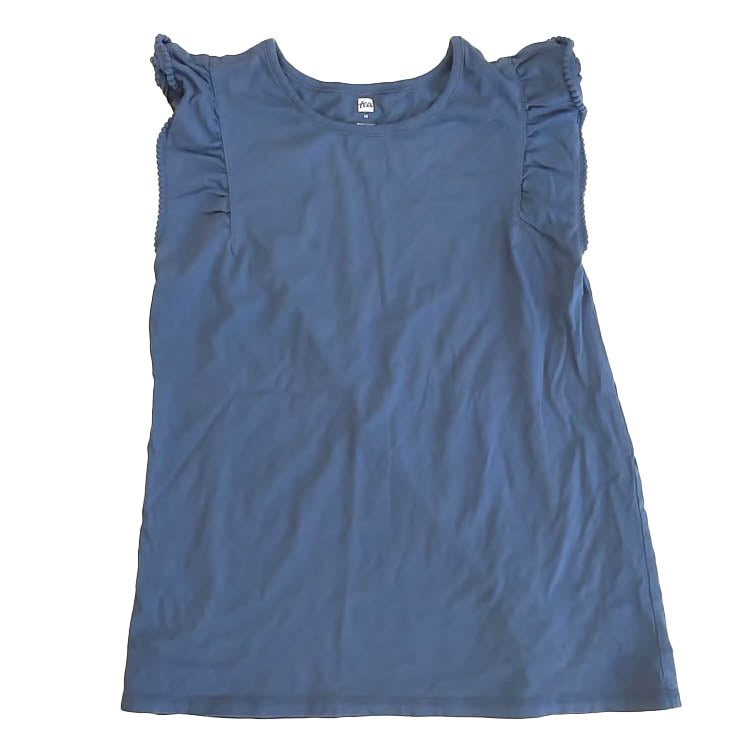 Tea Collection Girls Blue T-Shirt Size: 16 Years Blue