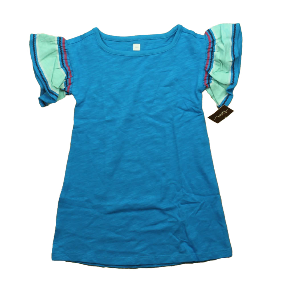 Tea Girls Blue Dress Size: 3T