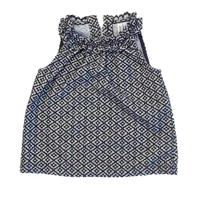 Janie and Jack Girls Blue Blouse Size: 3T Blue
