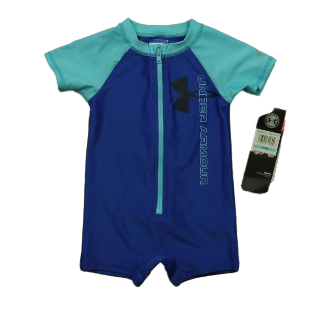 Under Armour Boys Blue 1-piece Swimsuit Size: 6-9 Months