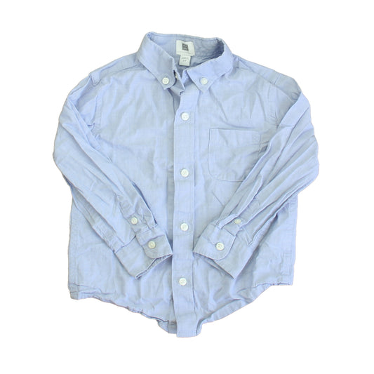 Janie and Jack Boys Blue Button Down Long Sleeve Size: 2T Blue