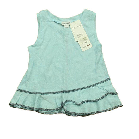Splendid Girls Blue Tank Top Size: 12-18 Months