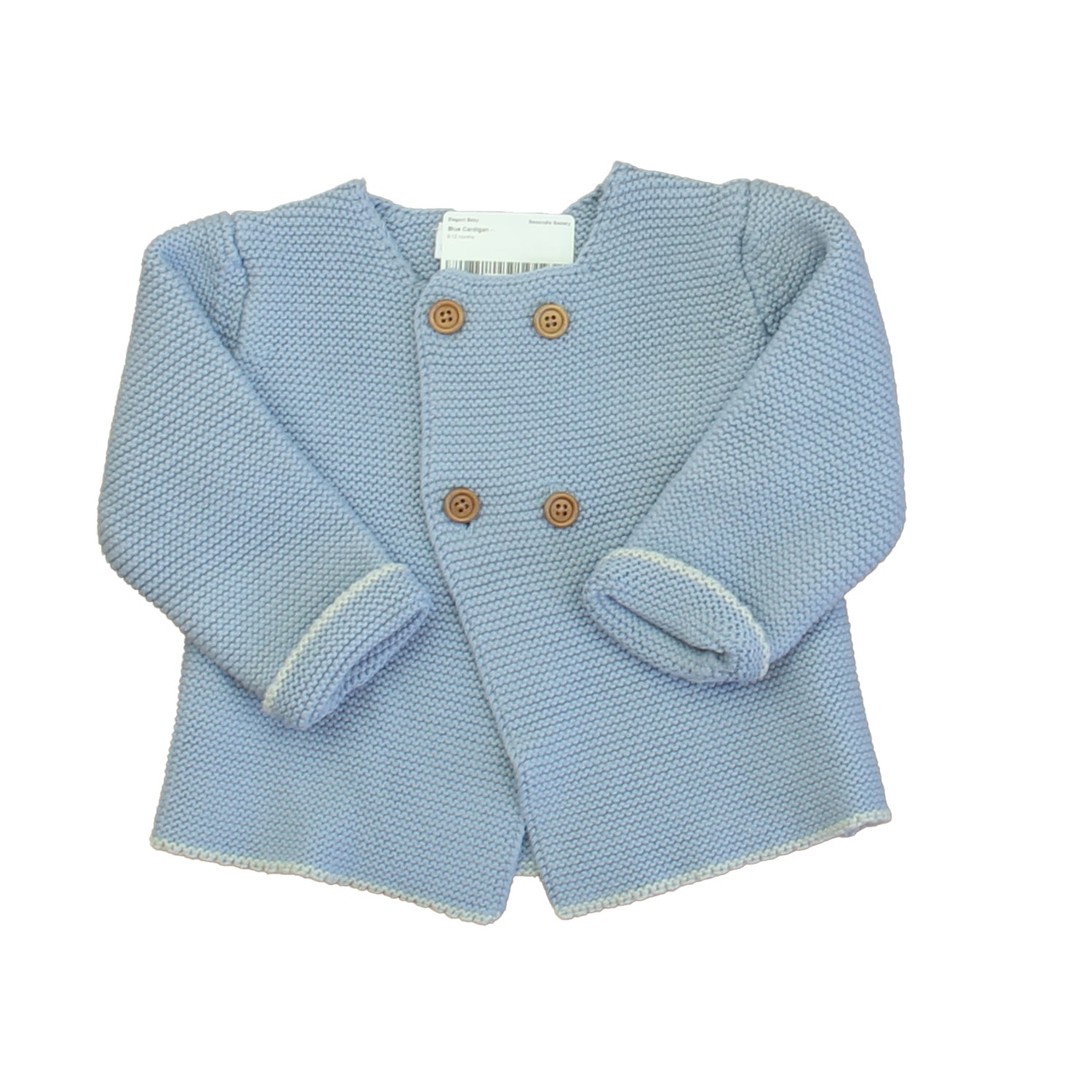 Elegant Baby Girls Blue Cardigan Size: 12 Months Blue