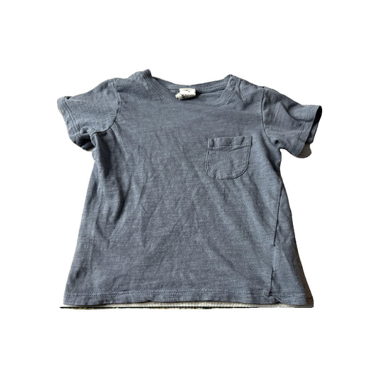 H&M Boys Blue T-Shirt Size: 12-18 months Blue
