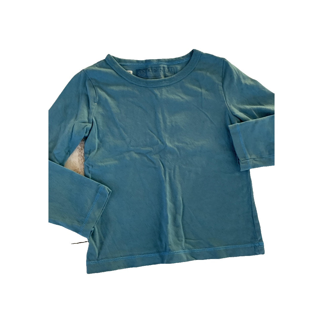 Kidential Unisex Blue Long Sleeve T-Shirt Size: 4T Blue