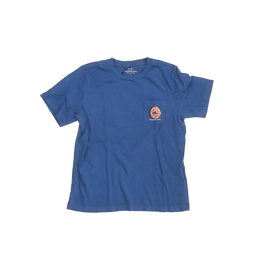Vineyard Vines Boys Blue T-Shirt Size: 7 Years Blue