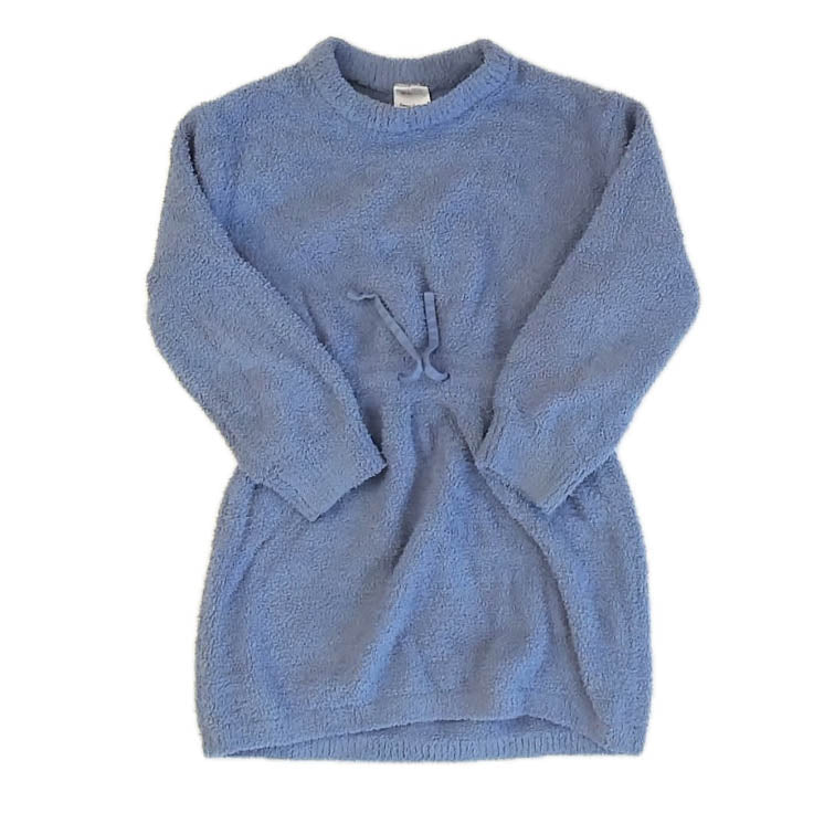 Hanna Andersson Girls Blue Dress Size: 6-7 Years Blue