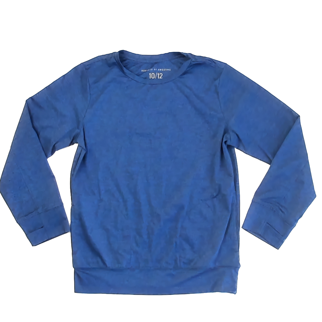 Rockets Of Awesome Boys Blue Sweater Size: 10-12 Years Blue