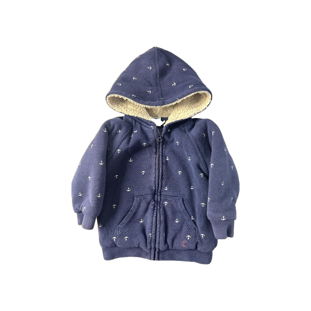 Unisex Blue Hoodie Size: 18 months Blue