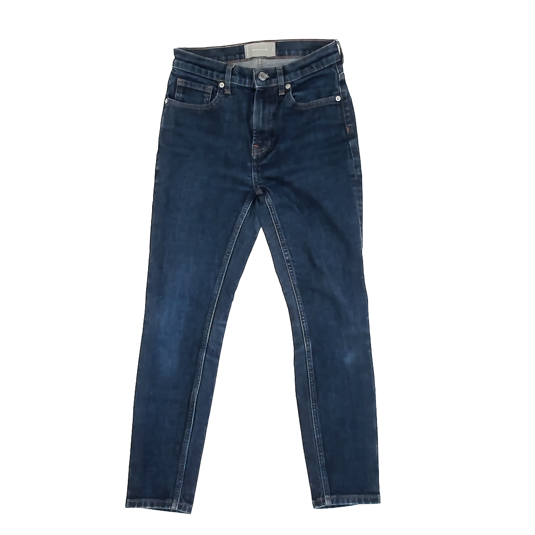 Everlane Girls Blue Jean Shorts Size: sz 26 Ankle Blue