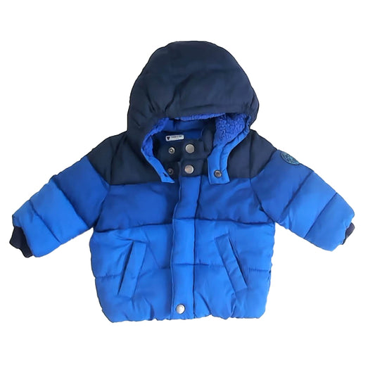 Gap Boys Blue Jacket Size: 6-12 Months Blue