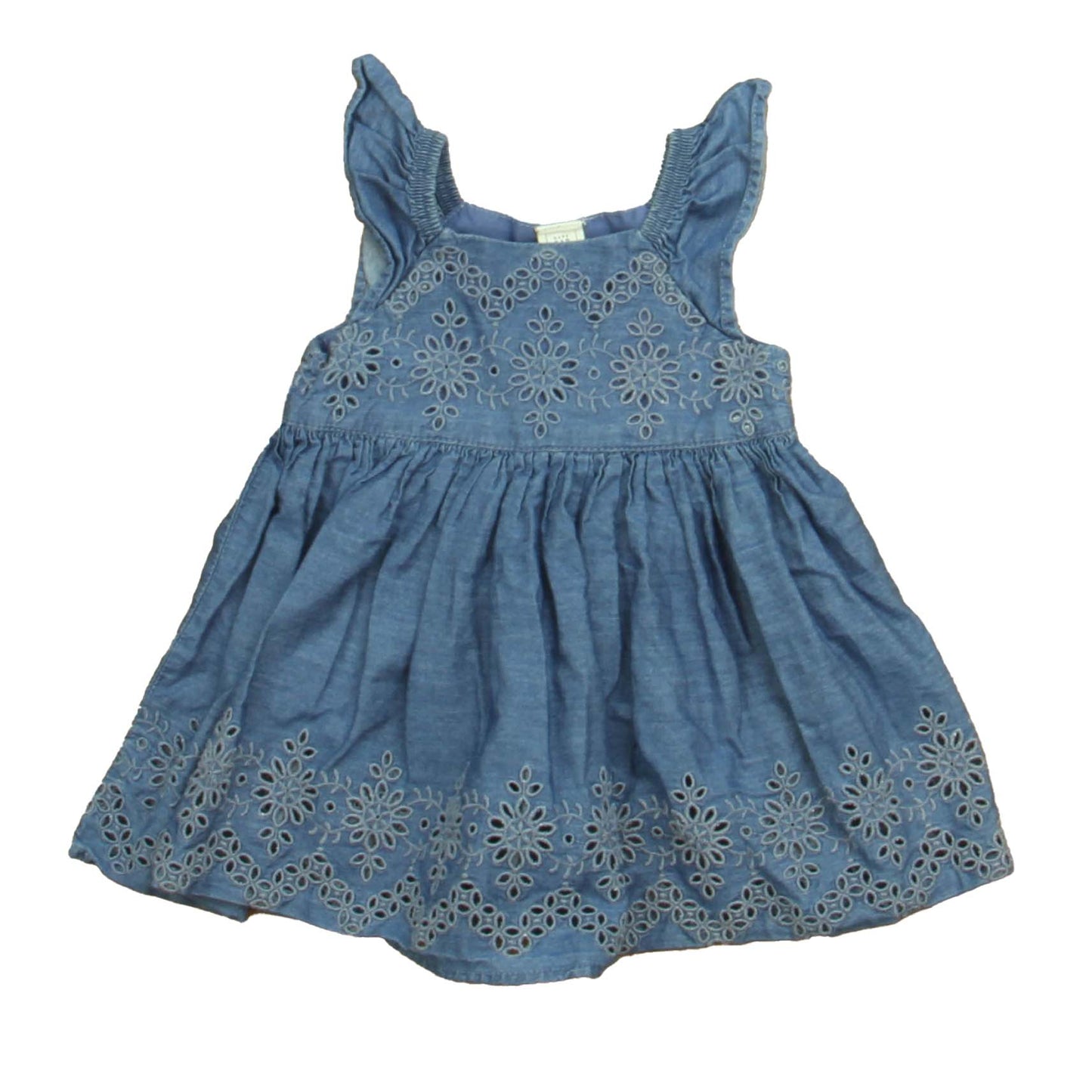 Gap Girls Blue Dress Size: 6-12 Months Blue