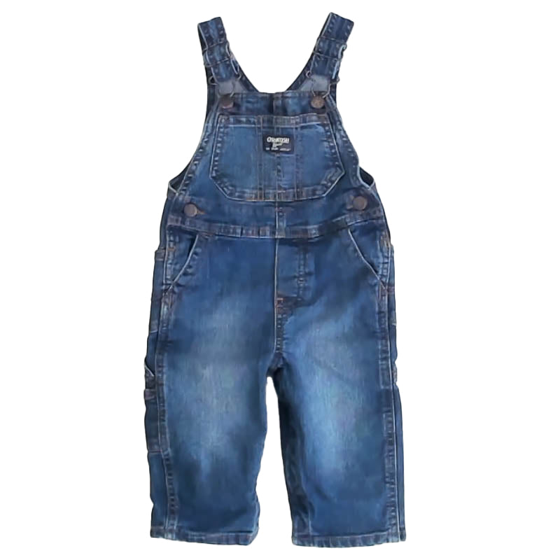 Osh Kosh Boys Blue Overalls Size: 12 Months Blue