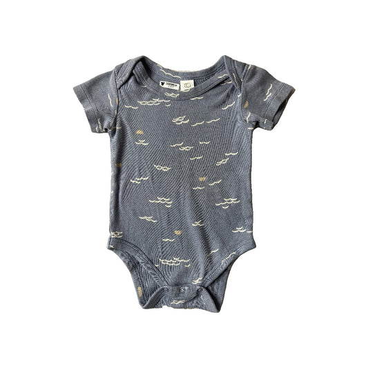 Colored Organics Boys Blue Onesie Size: 6-12 months Blue