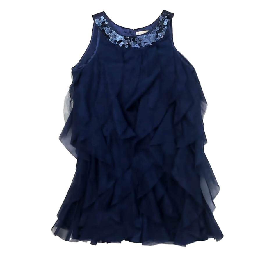 The Children's Place Girls Blue Dress Size: 6 Years Blue