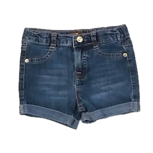 7 for all Mankind Girls Blue Jean Shorts Size: 3T Blue